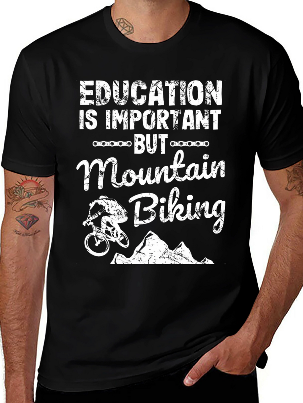 Mountain Biking Graphic Tee