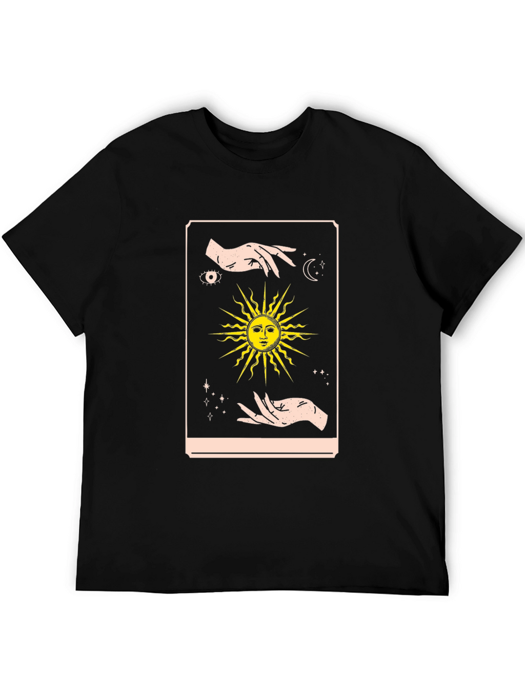 Mystic Sun Tarot Graphic Tee - Black