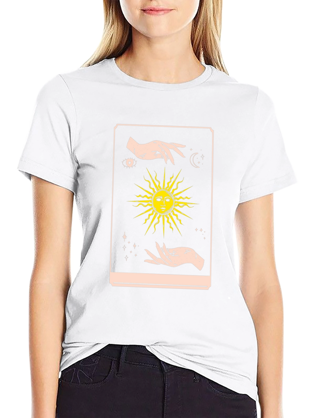 Mystic Sun Tarot Graphic Tee - Black