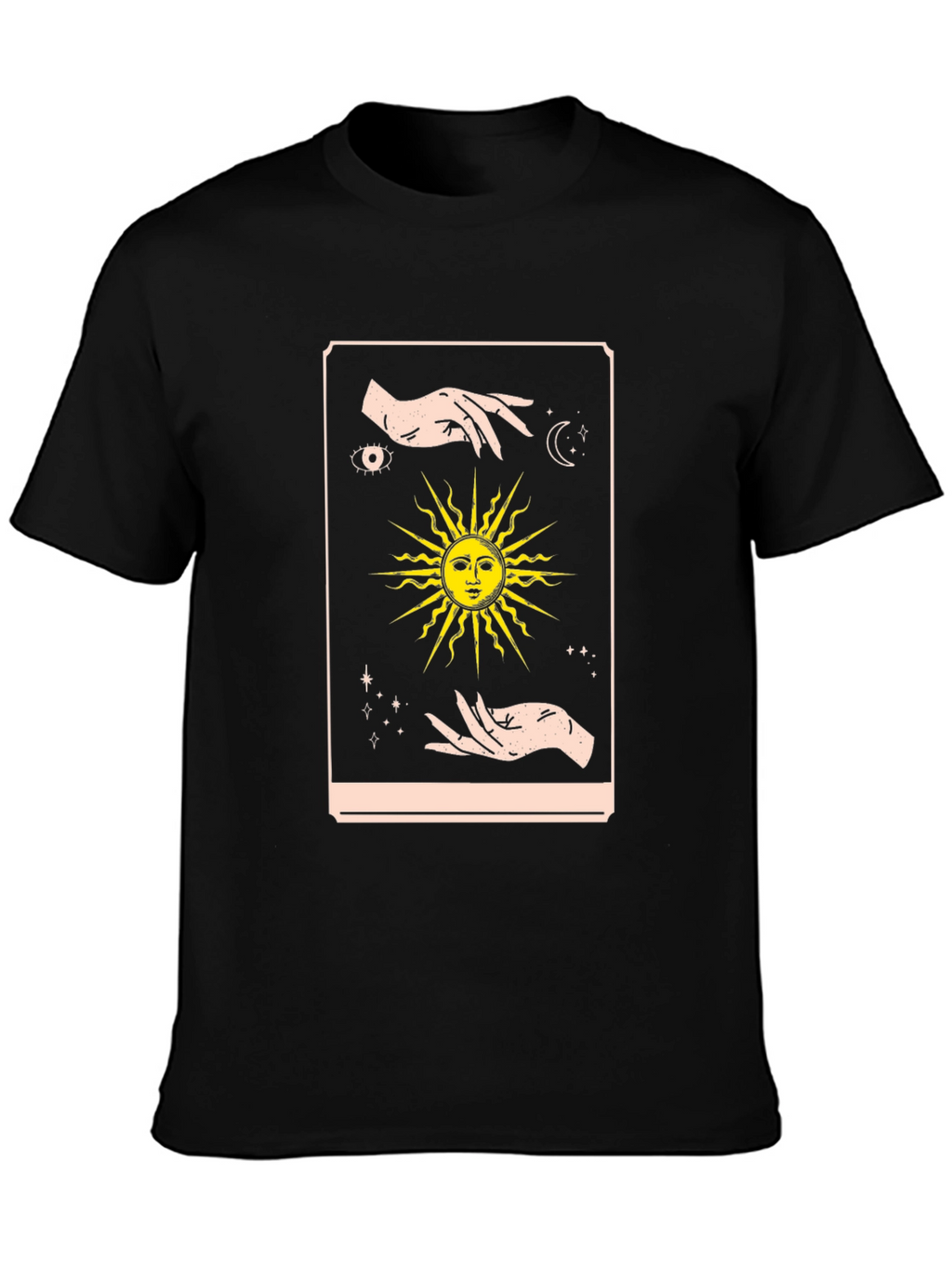 Mystic Sun Tarot Graphic Tee - Black