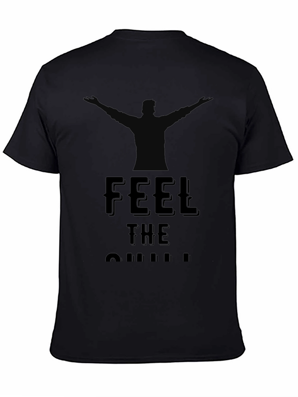 Feel The Chill Black Graphic T-Shirt