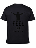 Feel The Chill Black Graphic T-Shirt
