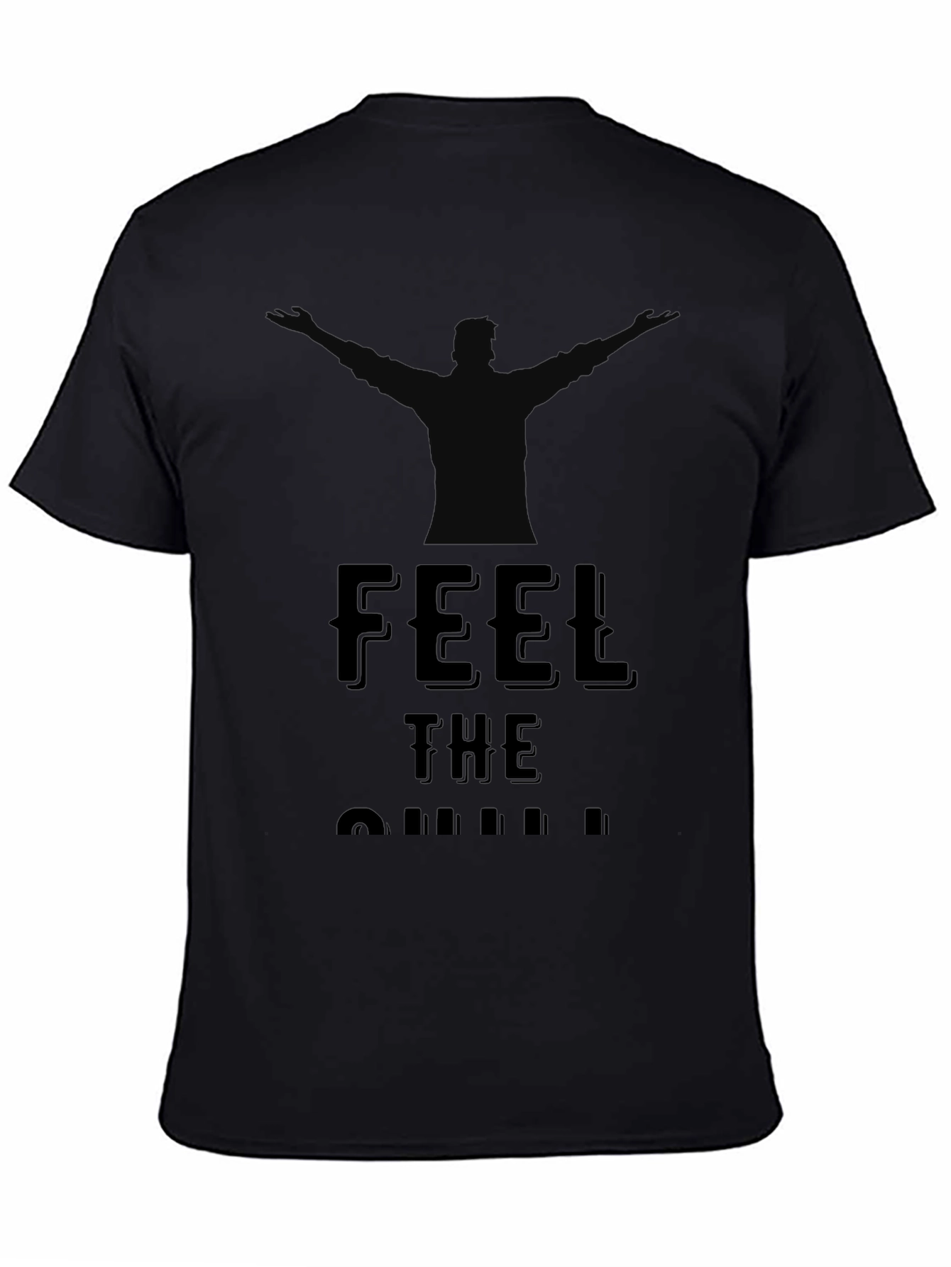 Feel The Chill Black Graphic T-Shirt