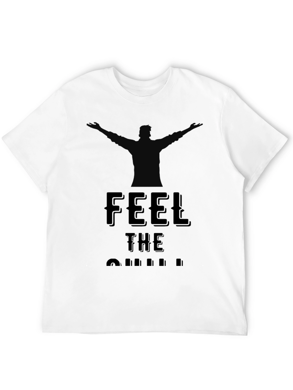 Feel The Chill Black Graphic T-Shirt