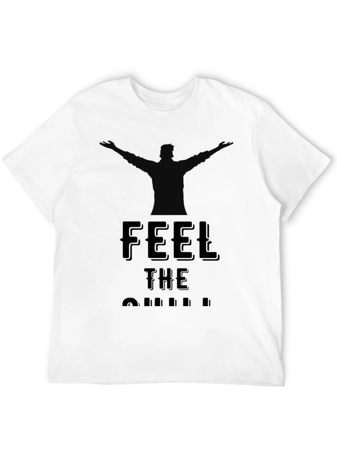 Feel The Chill Black Graphic T-Shirt