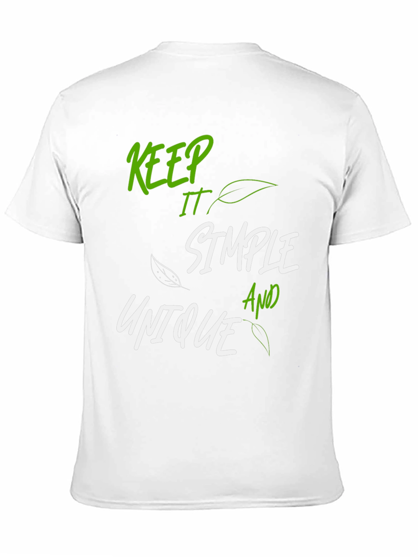 Keep It Simple Graphic T-Shirt - Black