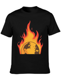 Global Warming Graphic Tee - Black Short Sleeve
