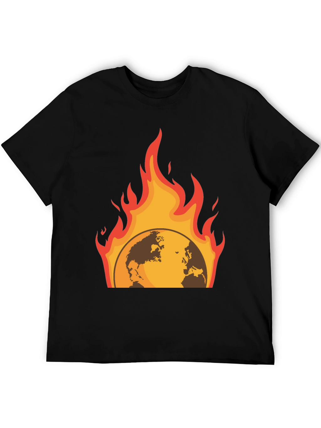 Global Warming Graphic Tee - Black Short Sleeve