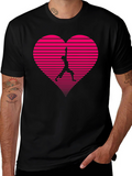 Heart Silhouette Graphic Tee