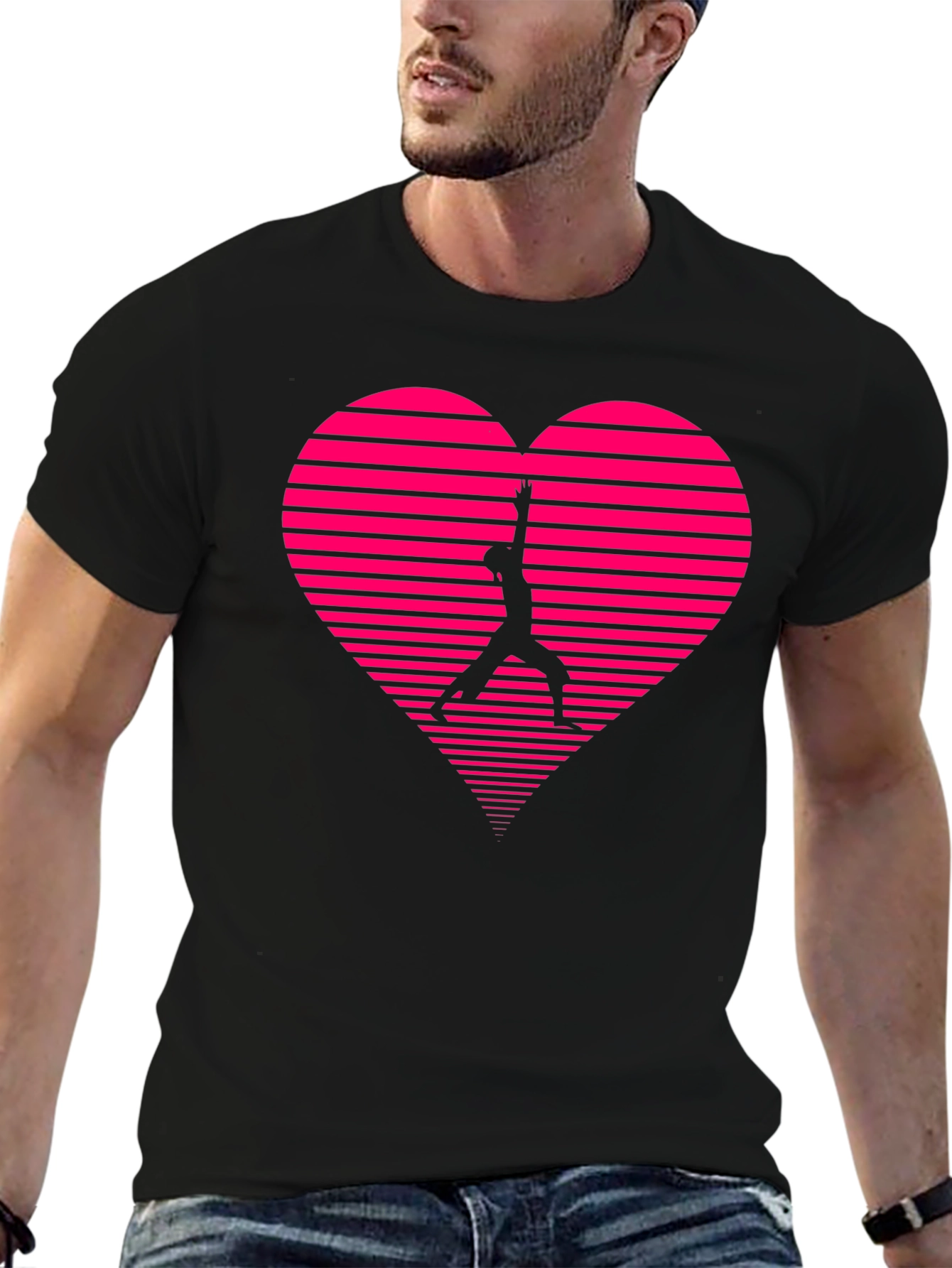 Heart Silhouette Graphic Tee