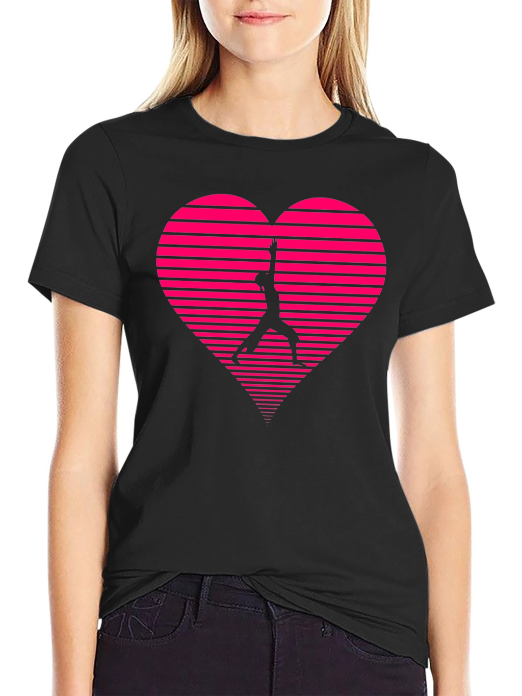 Heart Silhouette Graphic Tee