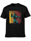 Baseball Catcher Retro T-Shirt