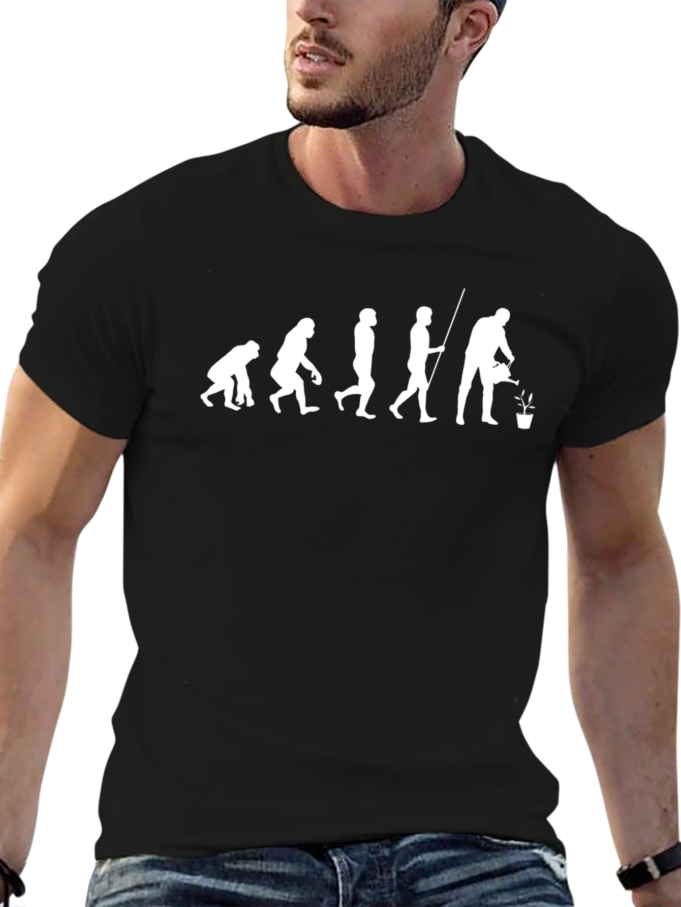 Evolution of a Gardener Funny T-Shirt
