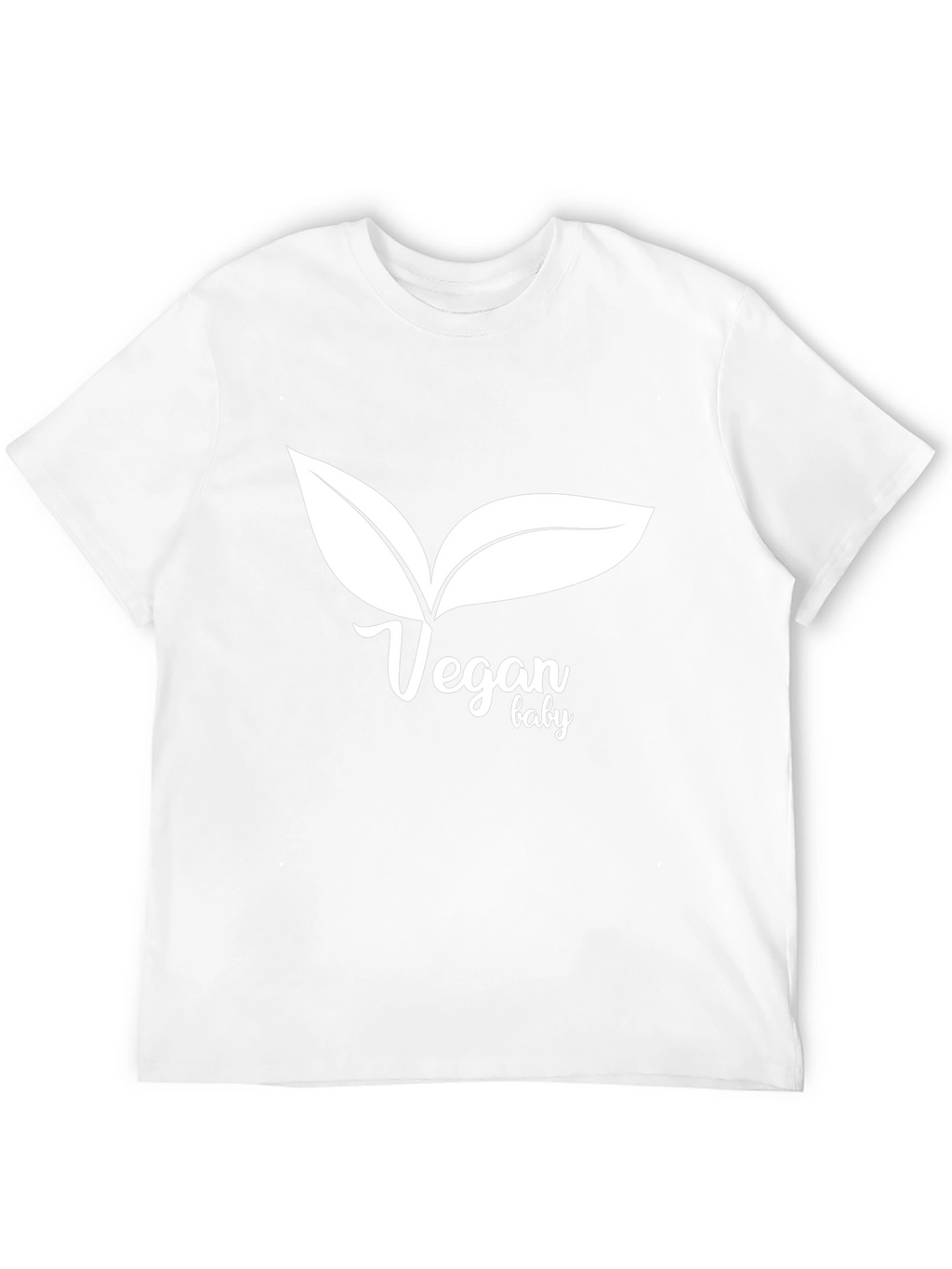 Vegan Baby T-Shirt: Black Crew Neck Tee
