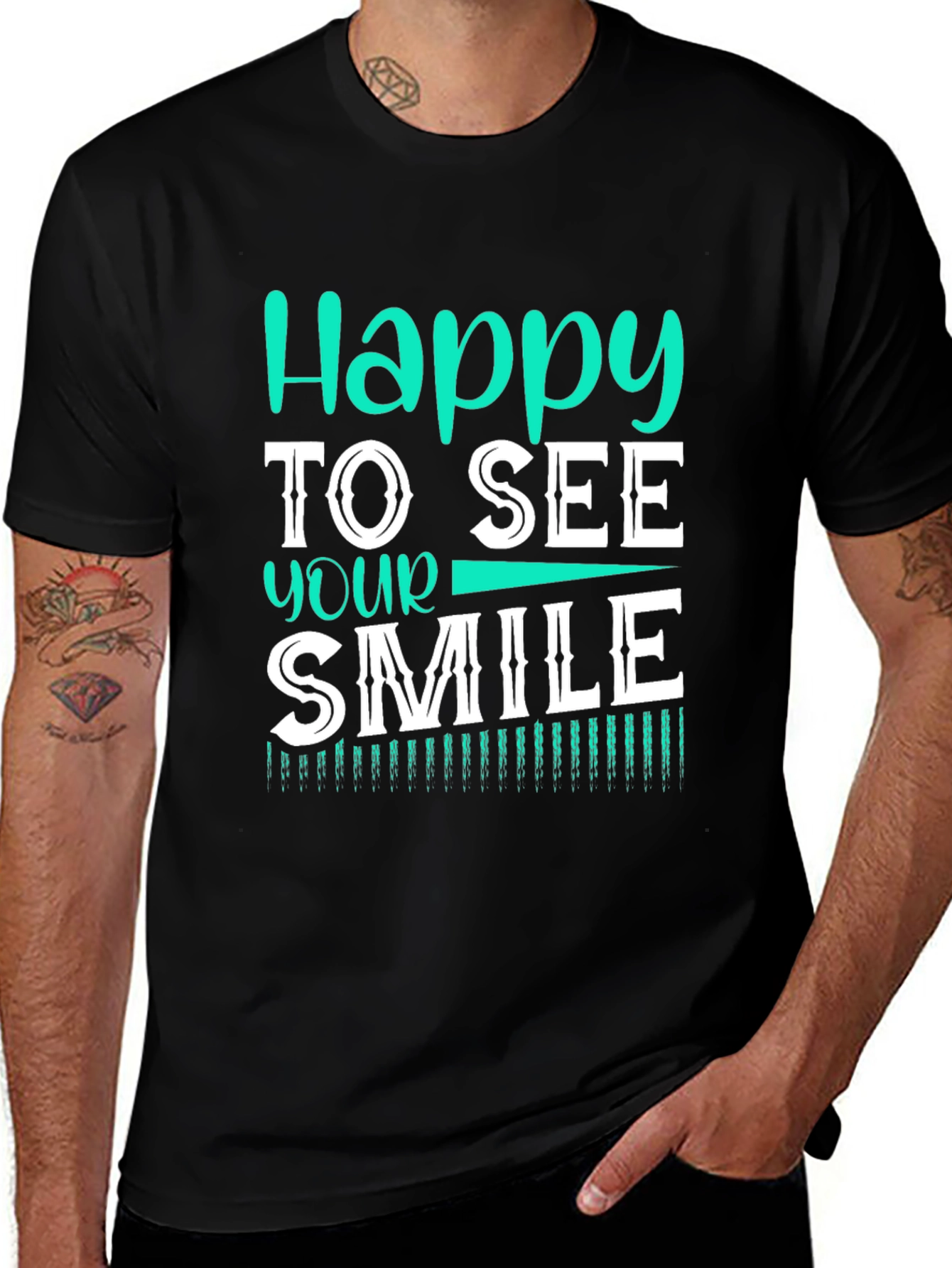 Happy to See Your Smile Graphic Tee