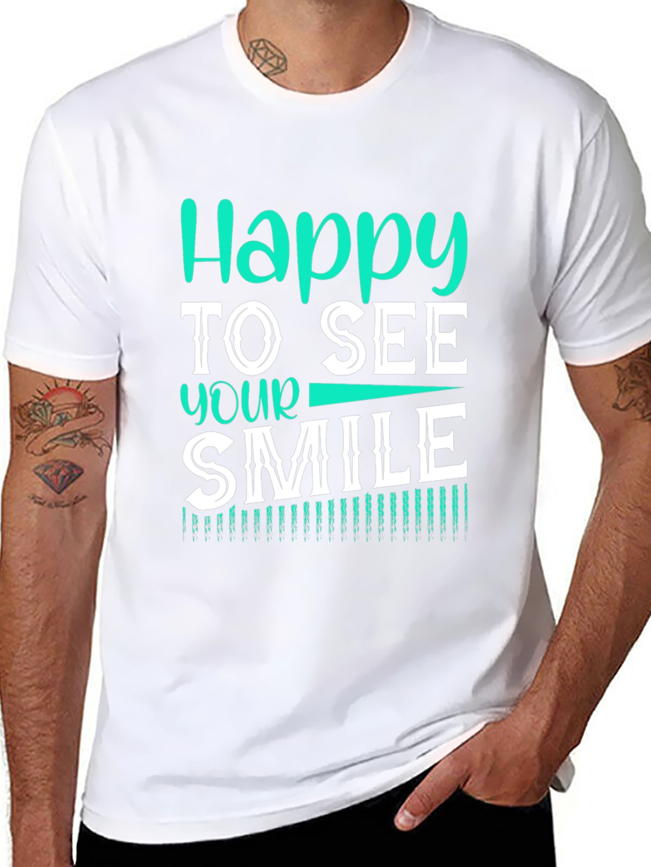 Happy to See Your Smile Graphic Tee