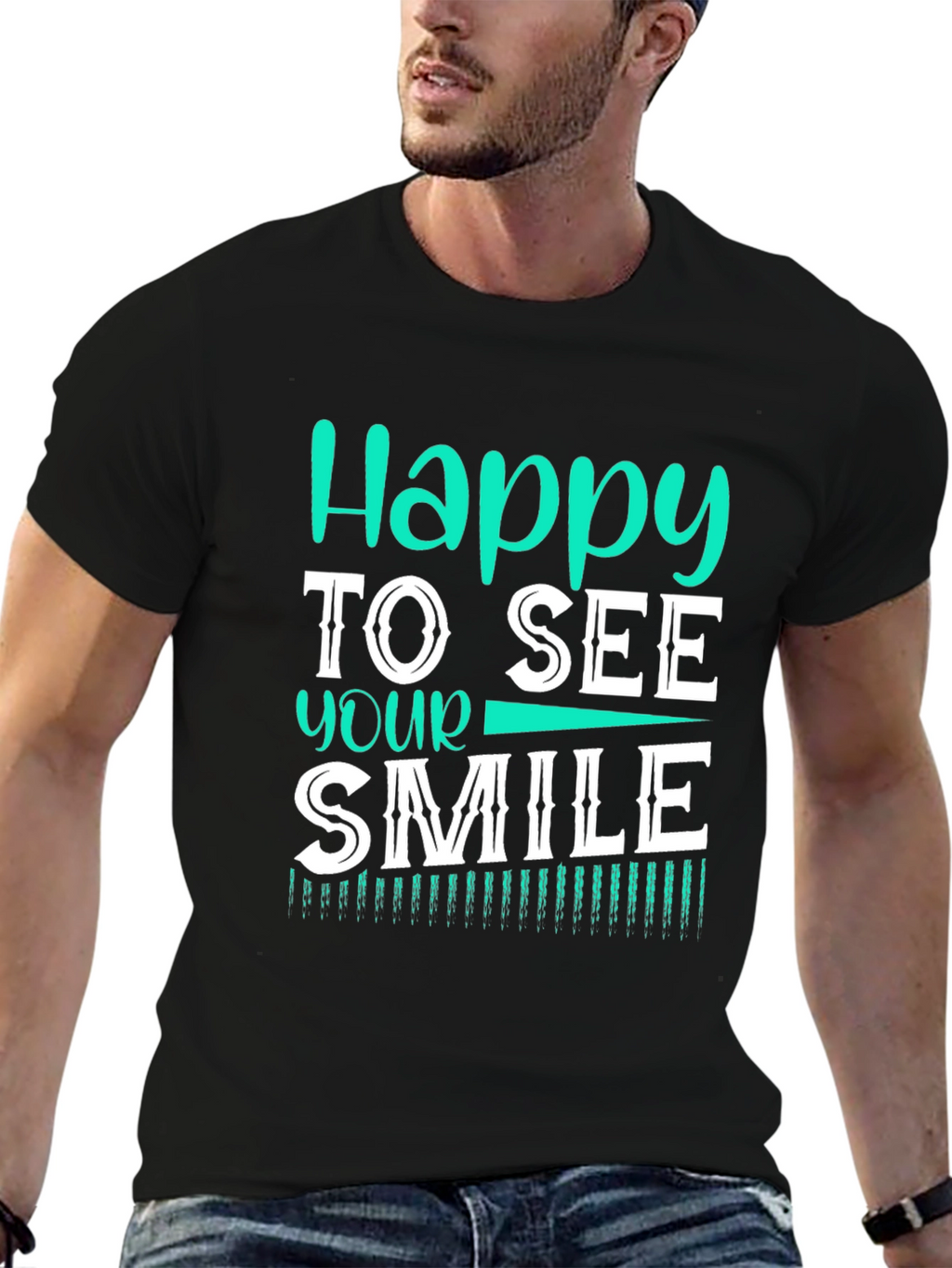 Happy to See Your Smile Graphic Tee