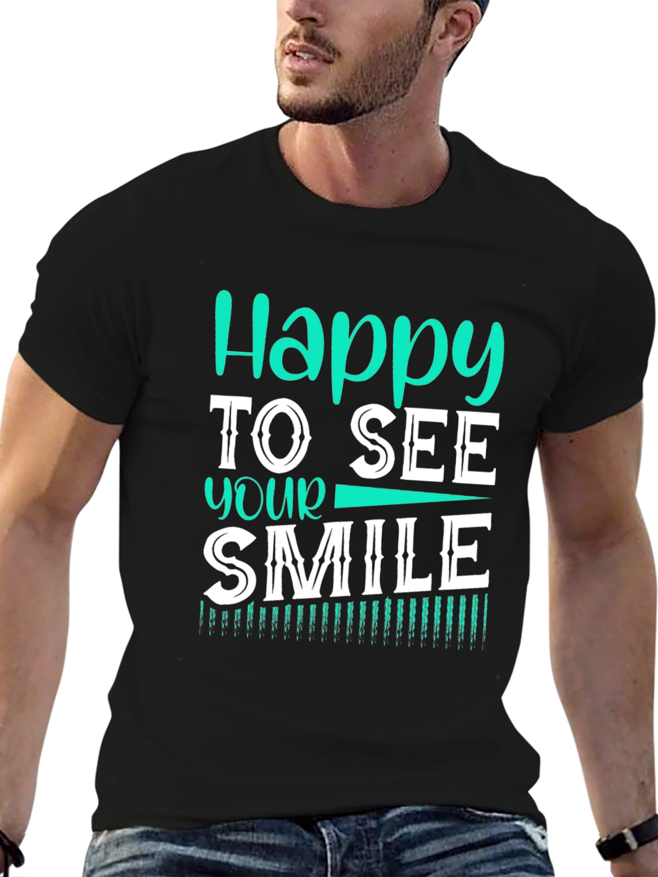 Happy to See Your Smile Graphic Tee