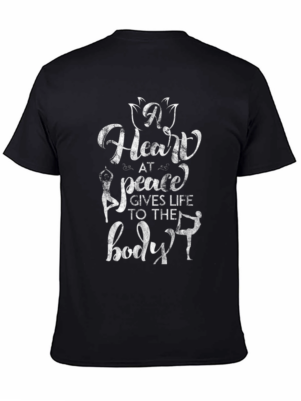 A Heart At Peace Yoga Graphic Tee