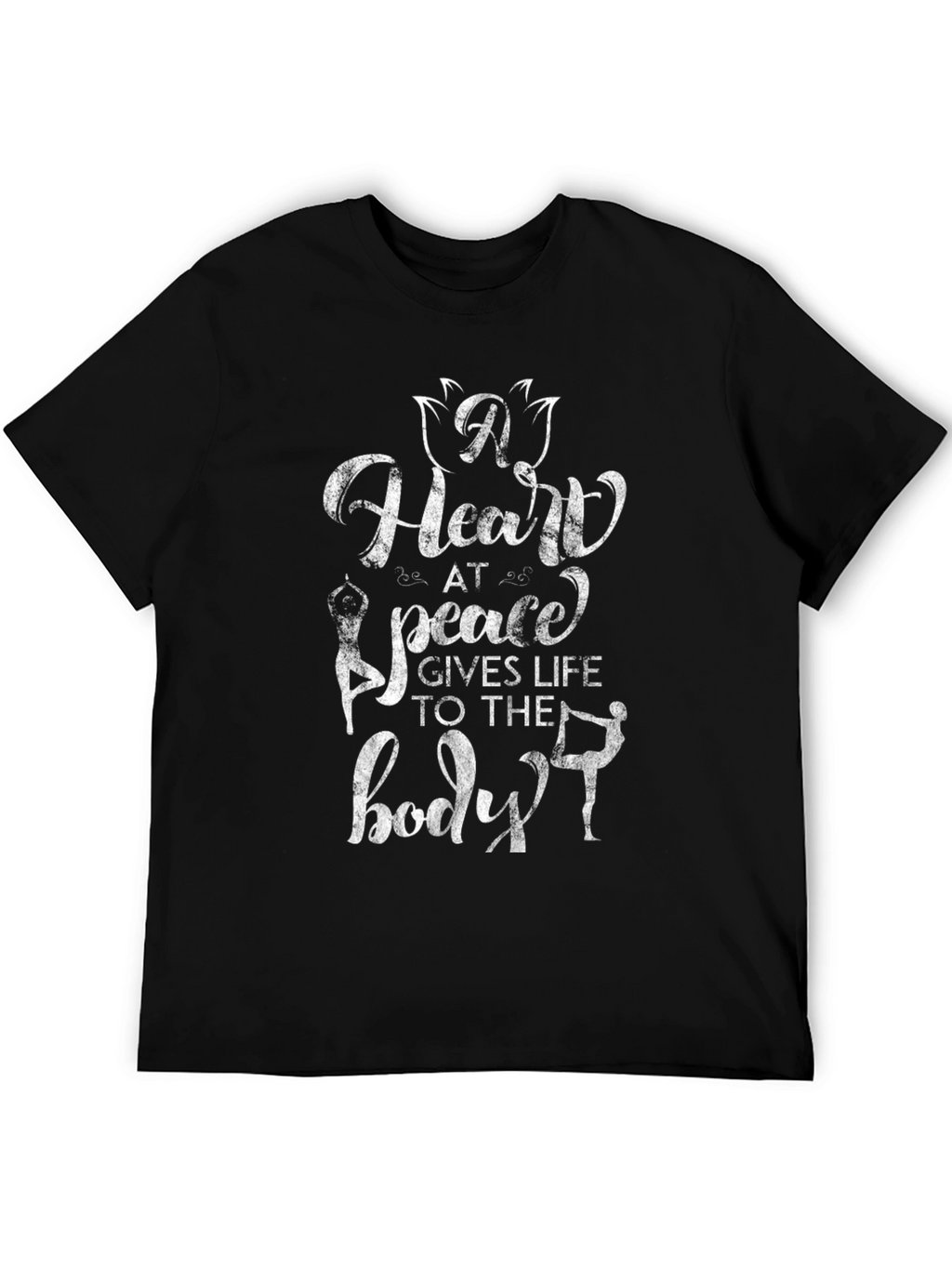 A Heart At Peace Yoga Graphic Tee
