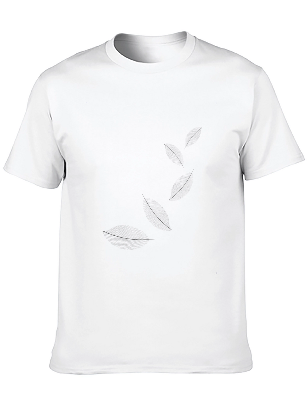Classic Solid Black Crew Neck T-Shirt