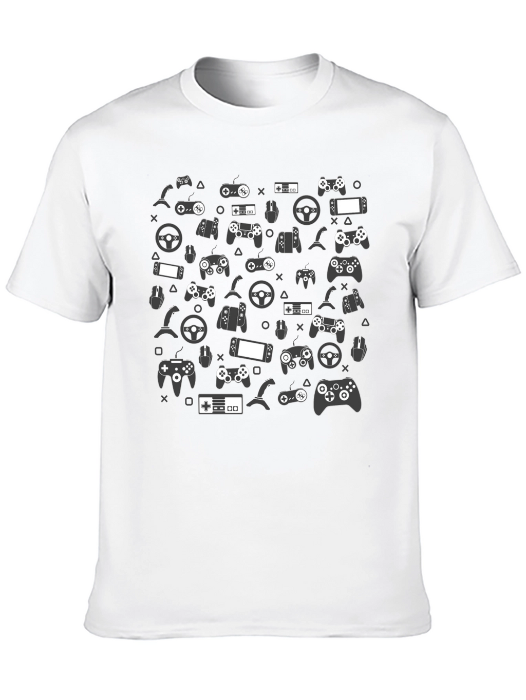 Gamer Controller Print T-Shirt