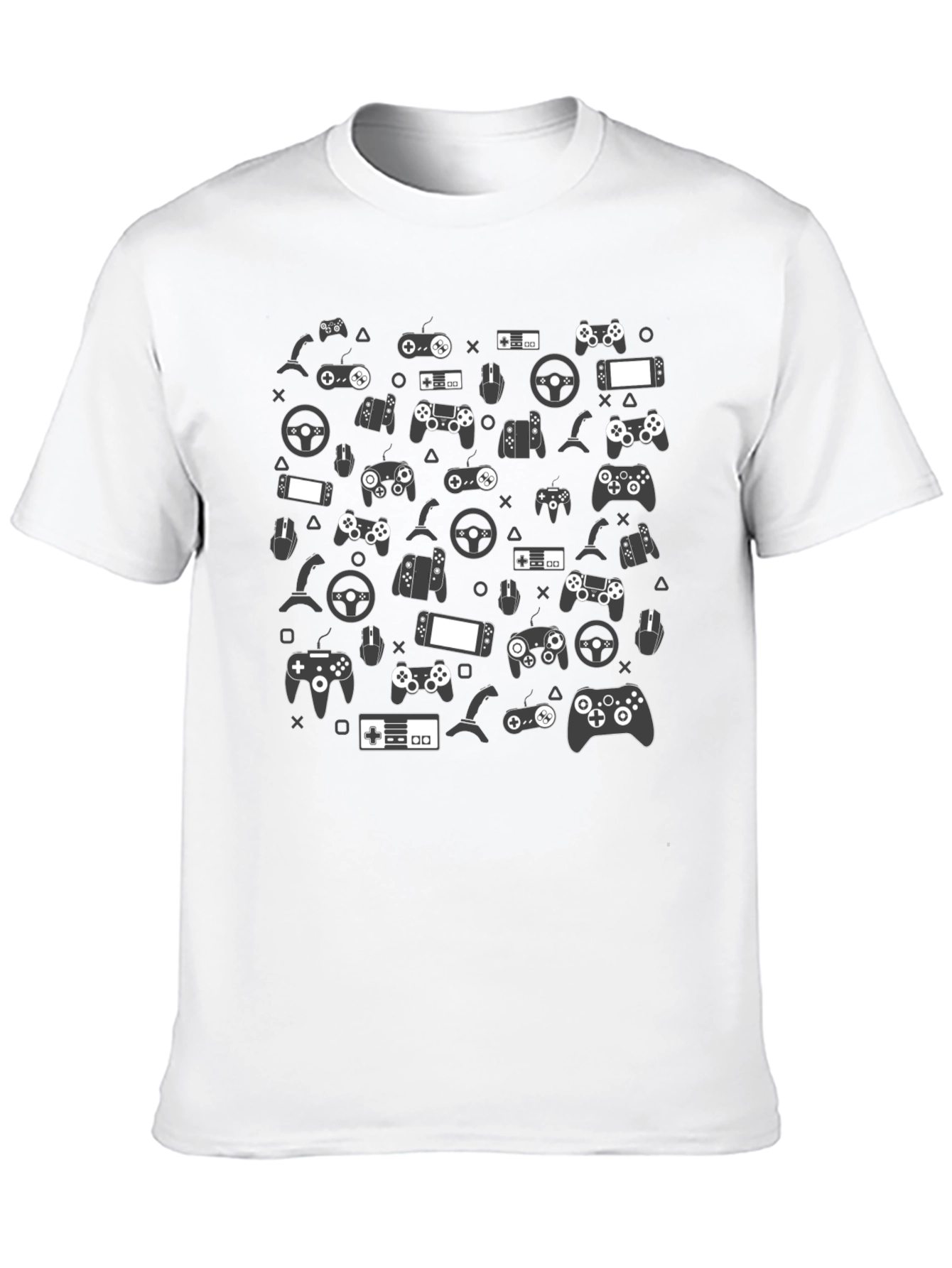 Gamer Controller Print T-Shirt