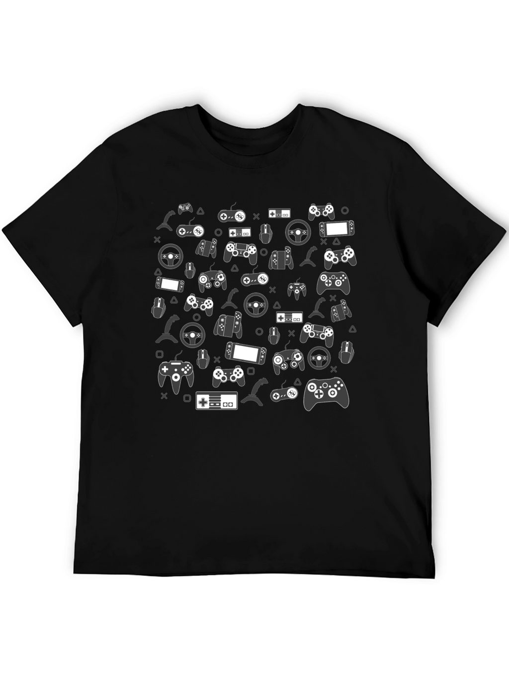 Gamer Controller Print T-Shirt