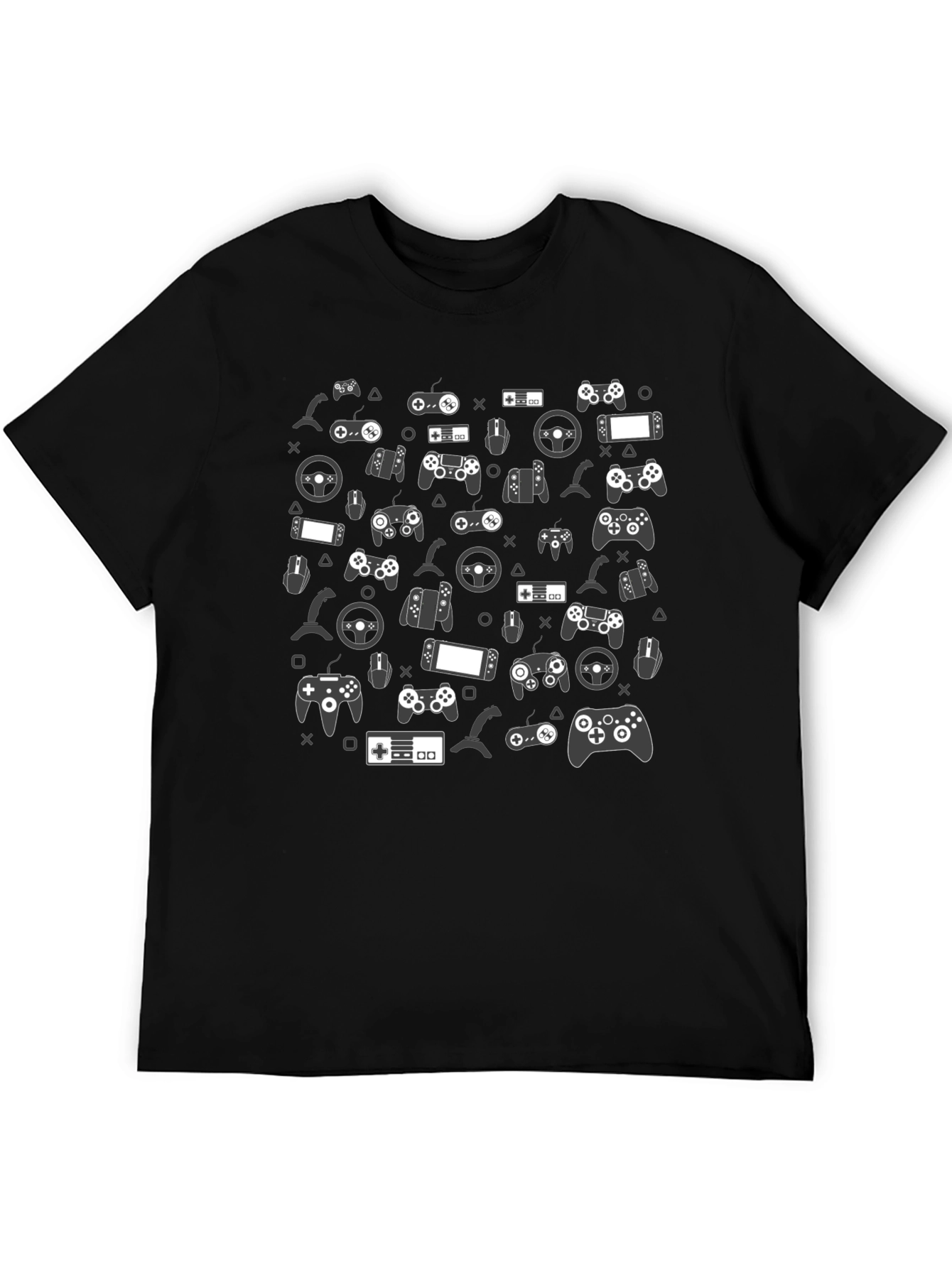 Gamer Controller Print T-Shirt