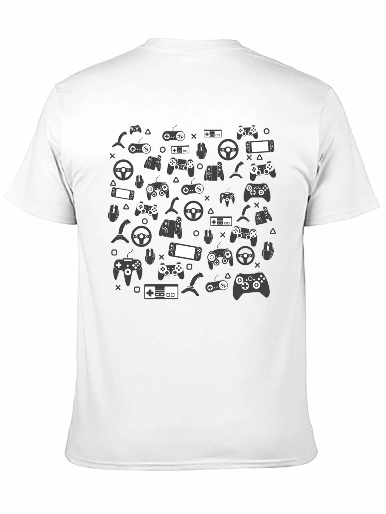 Gamer Controller Print T-Shirt