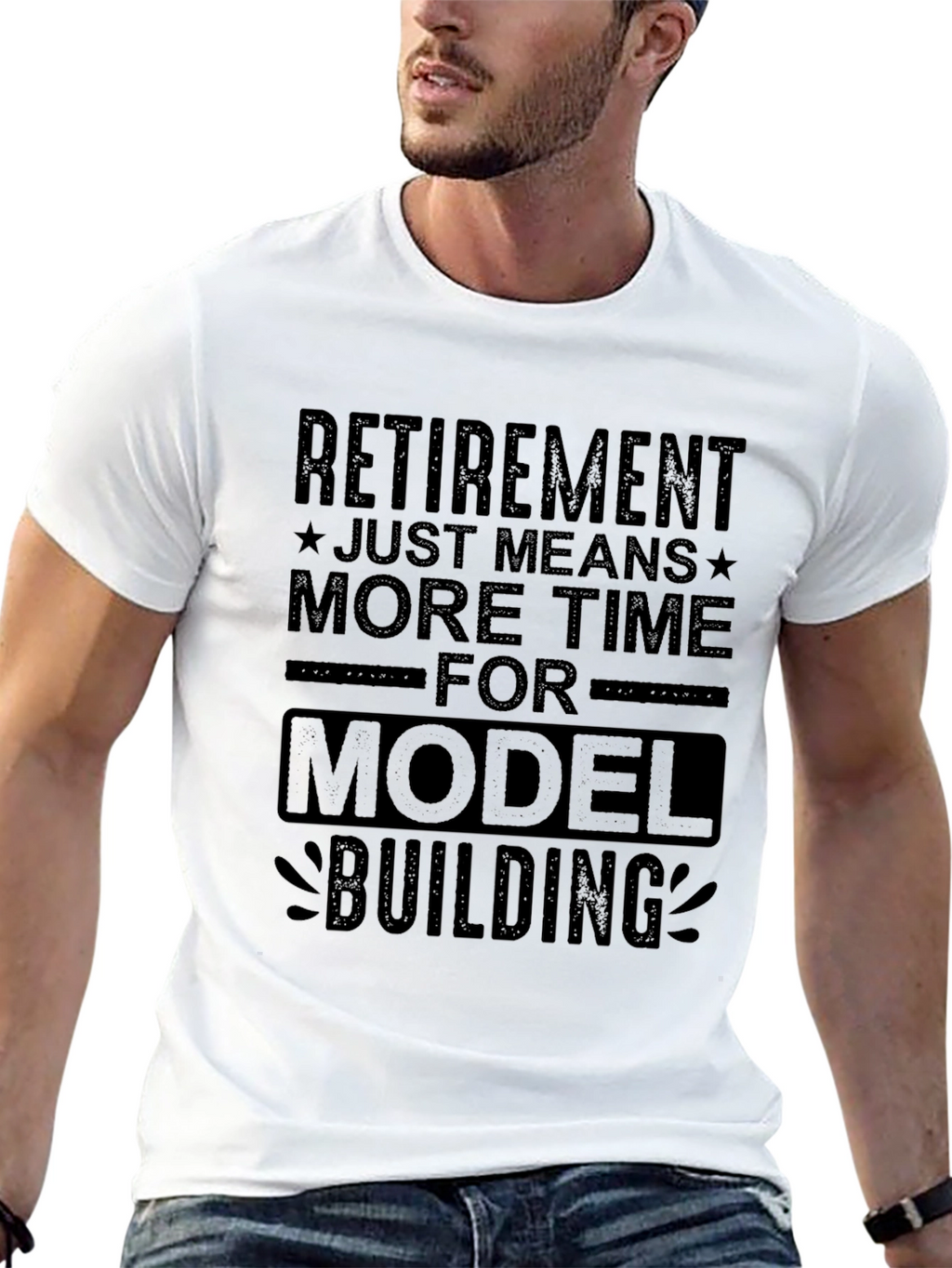 Retirement Model Building T-Shirt