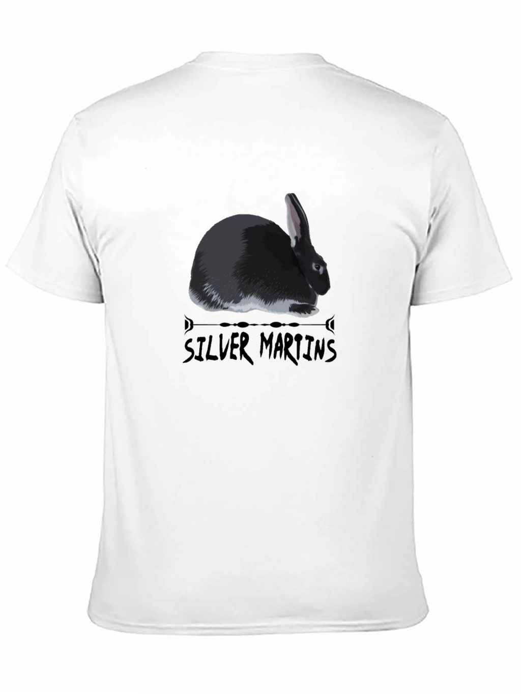Silver Martens Rabbit Graphic Tee