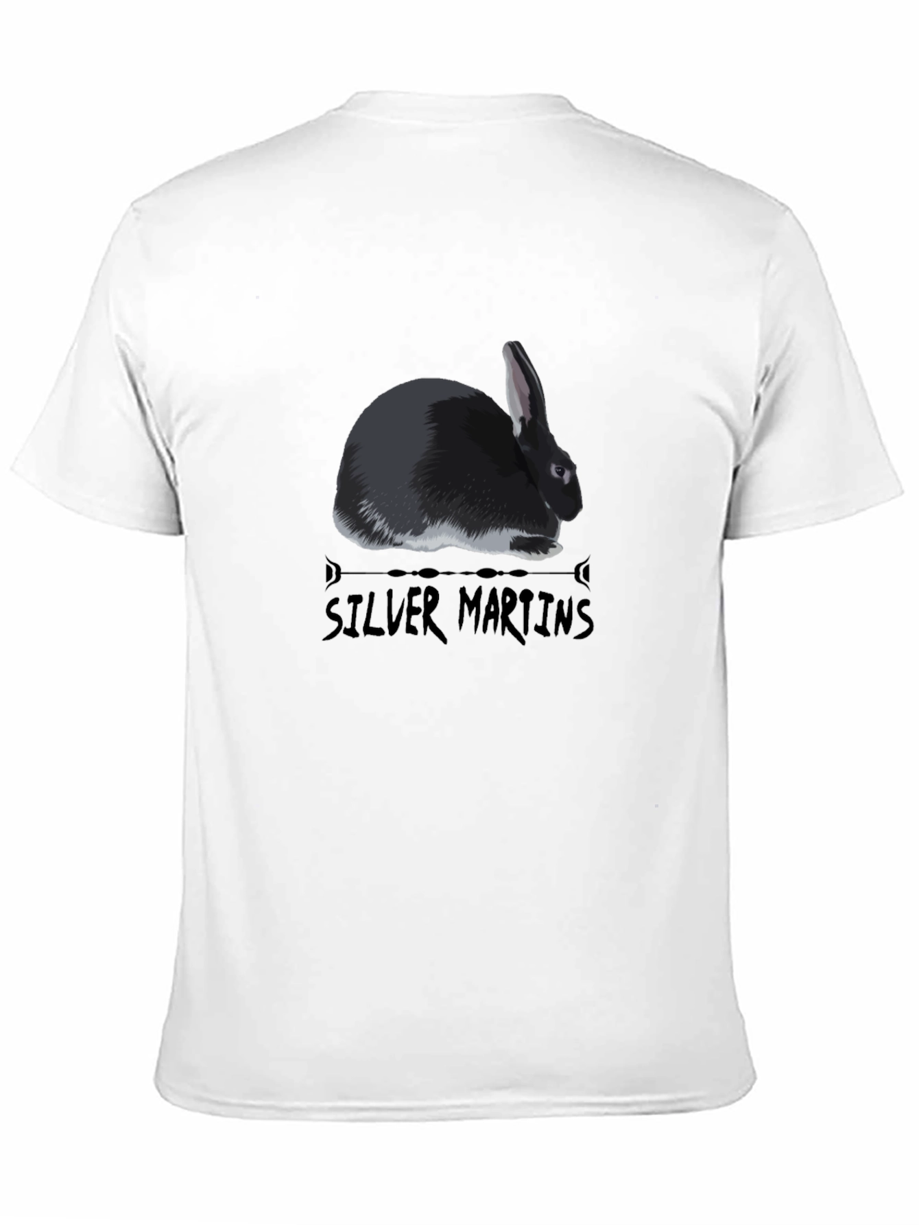 Silver Martens Rabbit Graphic Tee