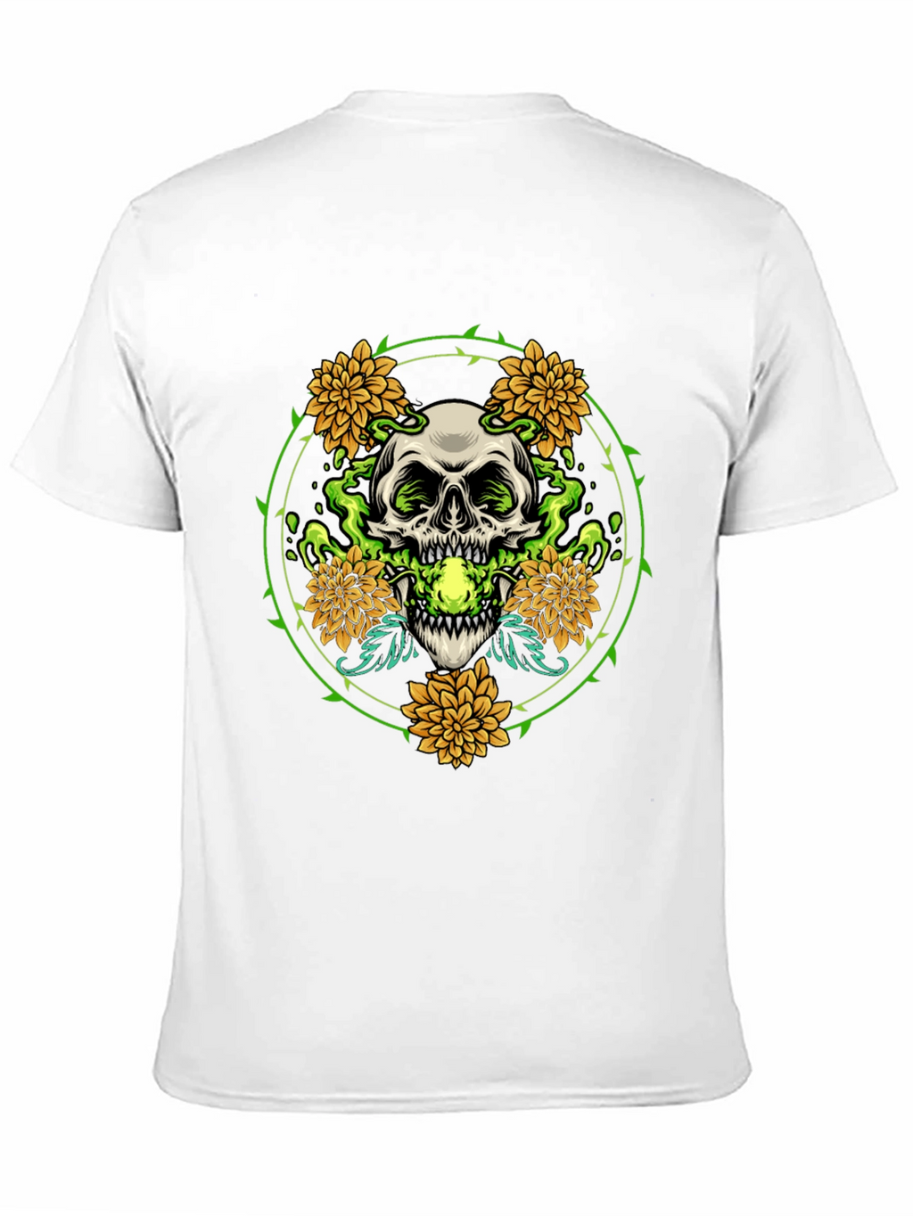 Skull & Flowers Graphic Tee