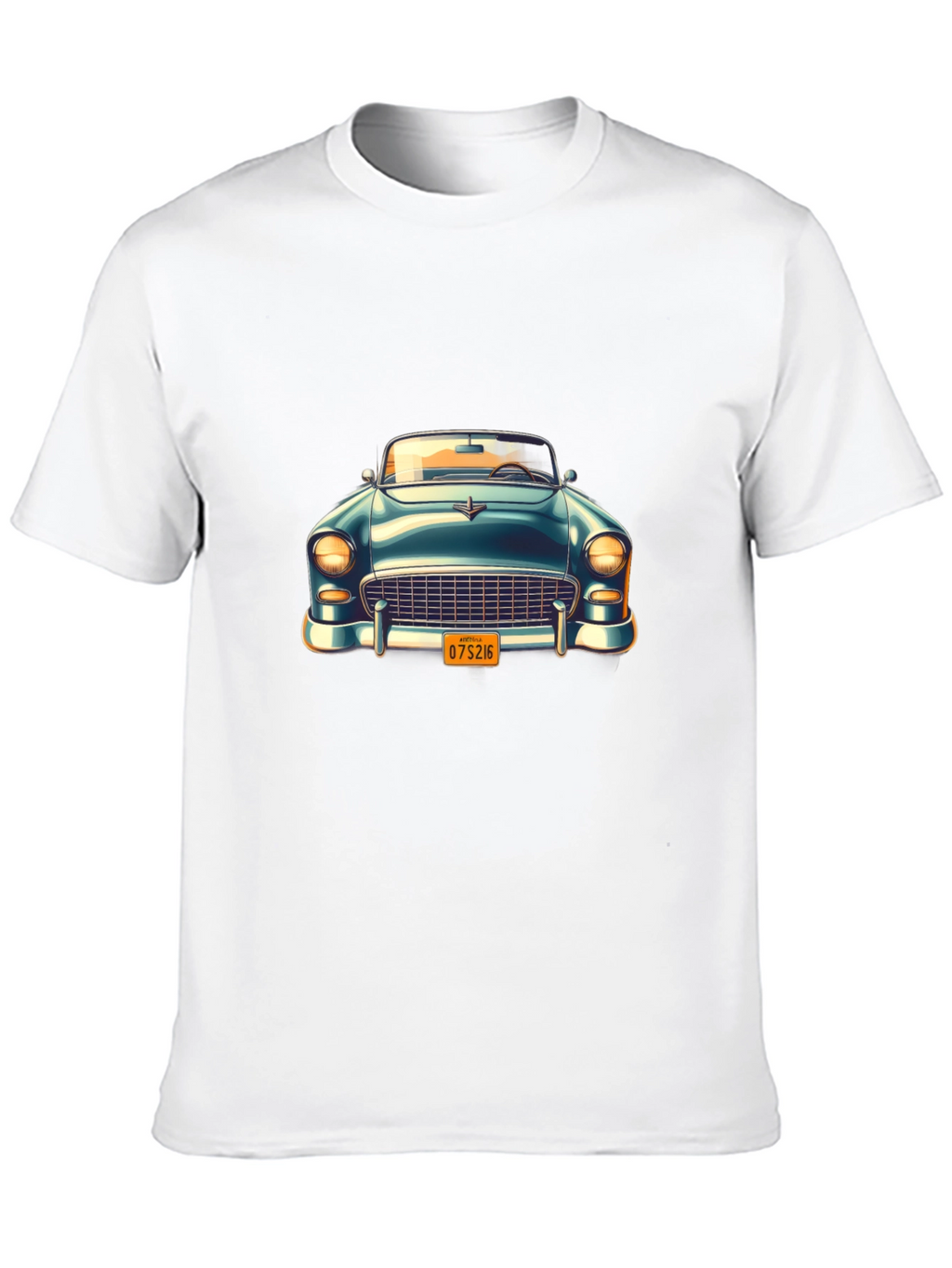 Classic Car Graphic Black T-Shirt