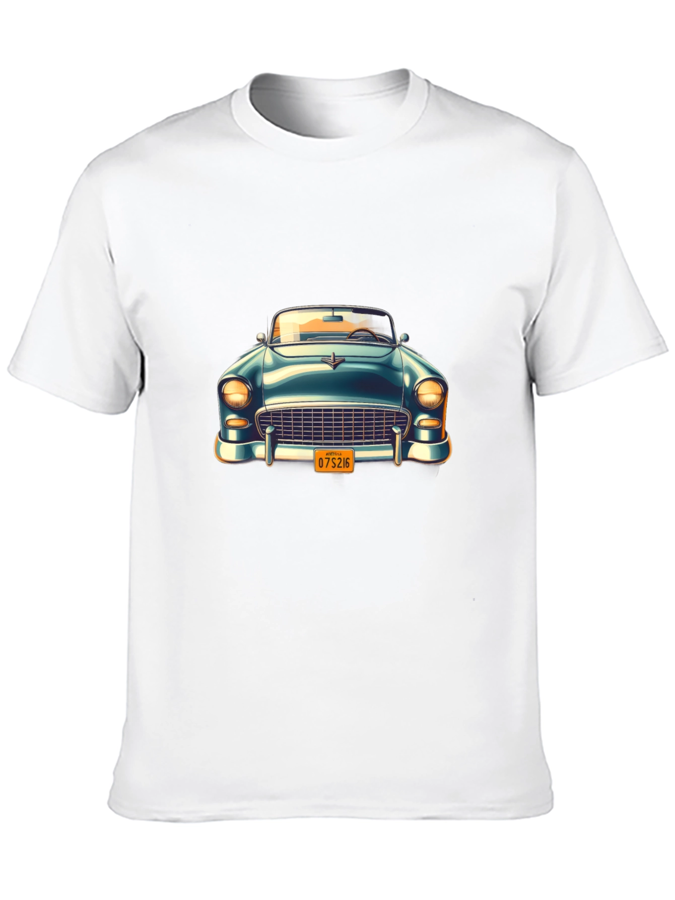 Classic Car Graphic Black T-Shirt