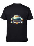 Classic Car Graphic Black T-Shirt
