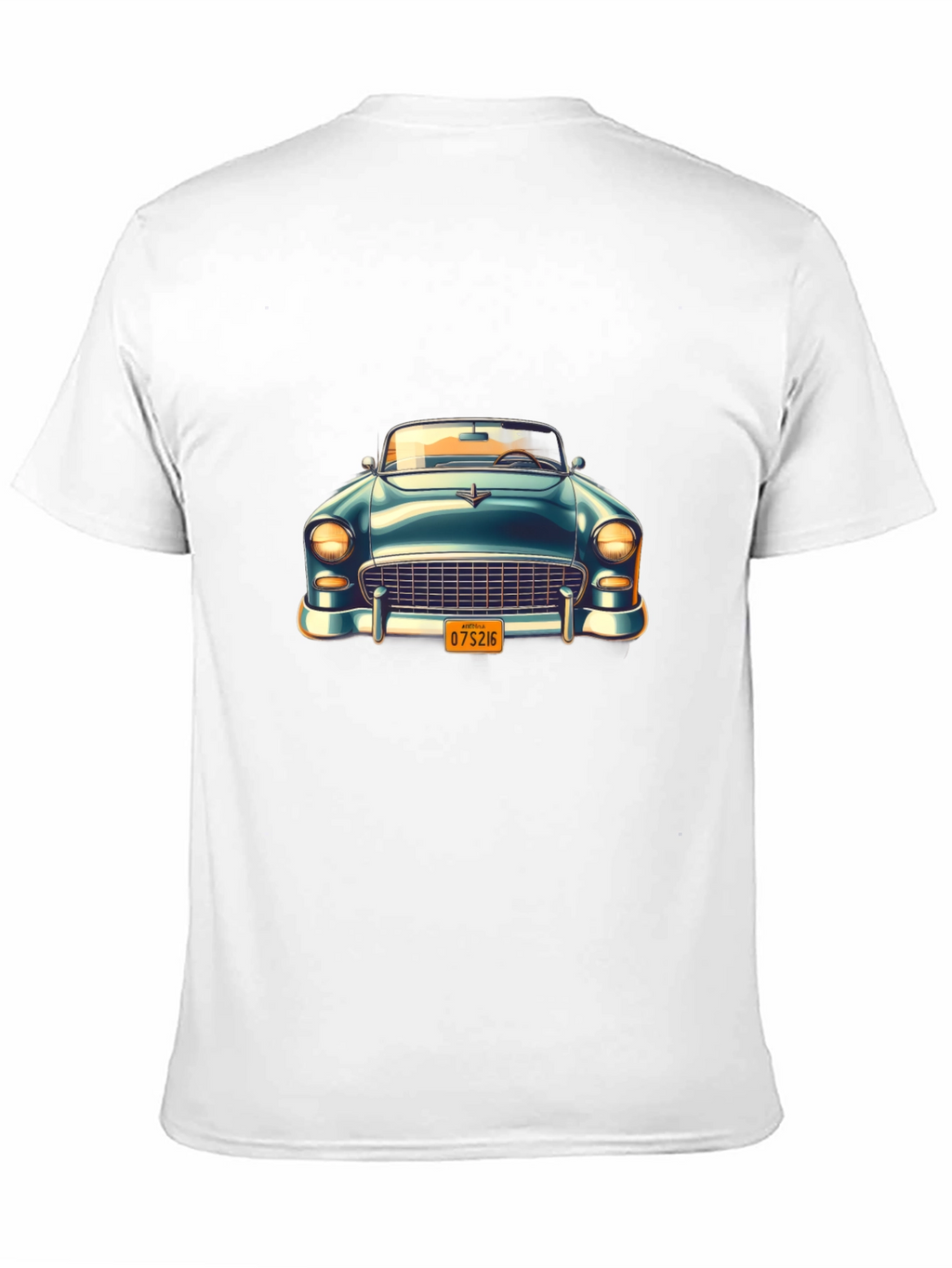 Classic Car Graphic Black T-Shirt