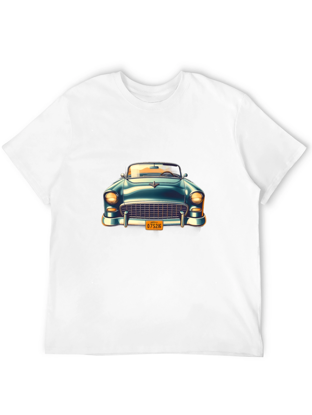 Classic Car Graphic Black T-Shirt