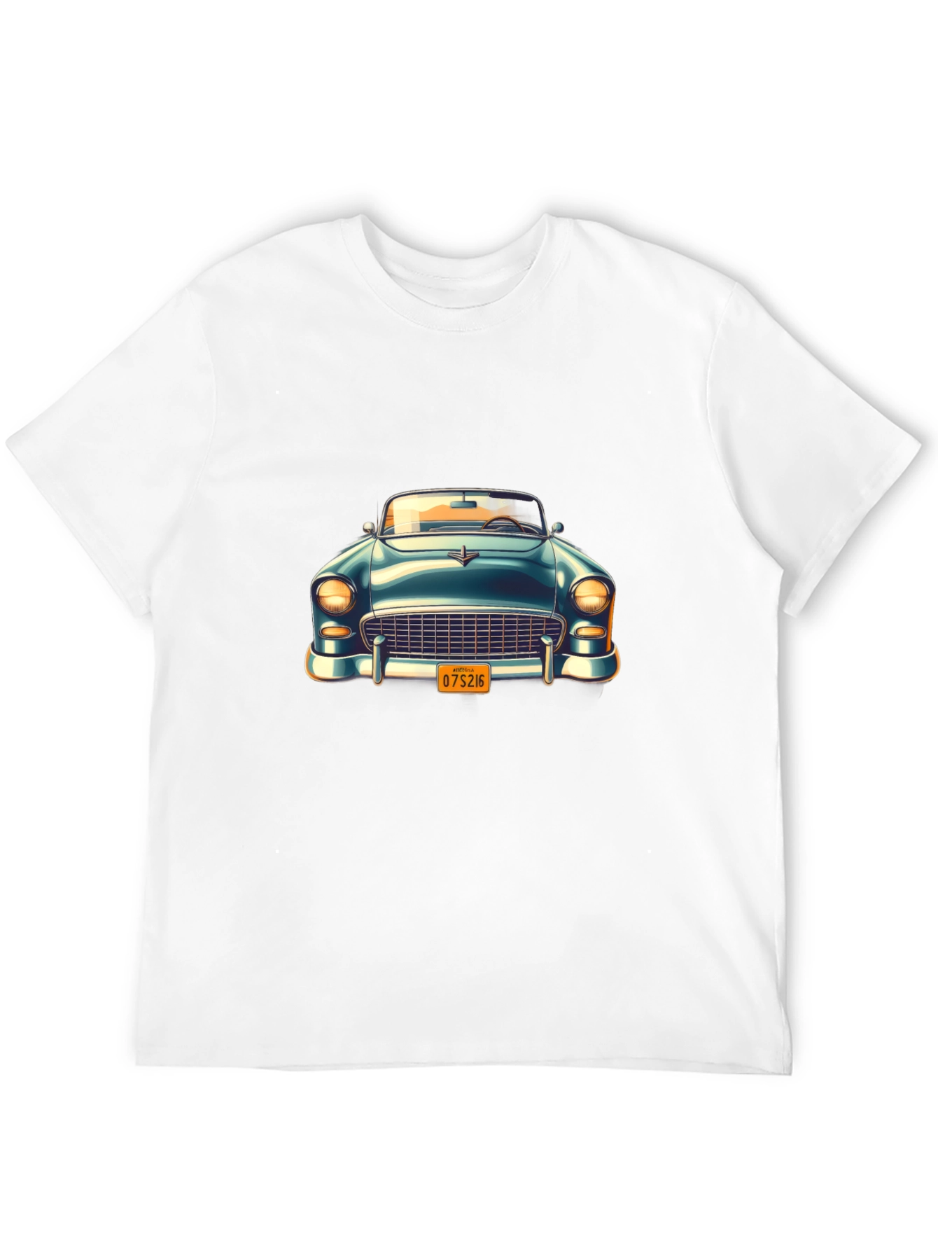 Classic Car Graphic Black T-Shirt