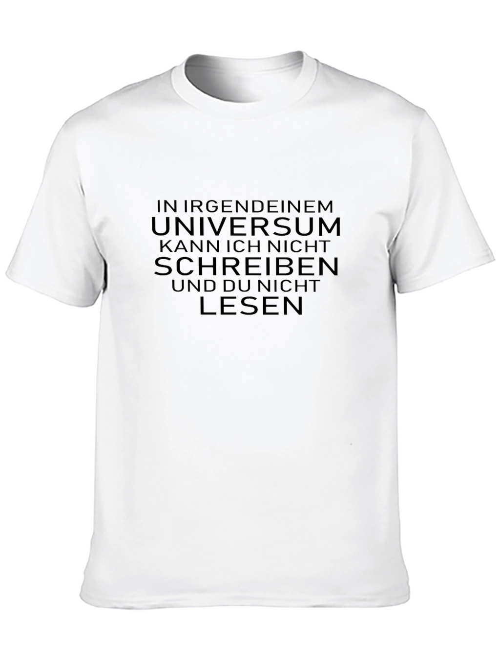 Novelty Graphic Tee - Cant Read/Write