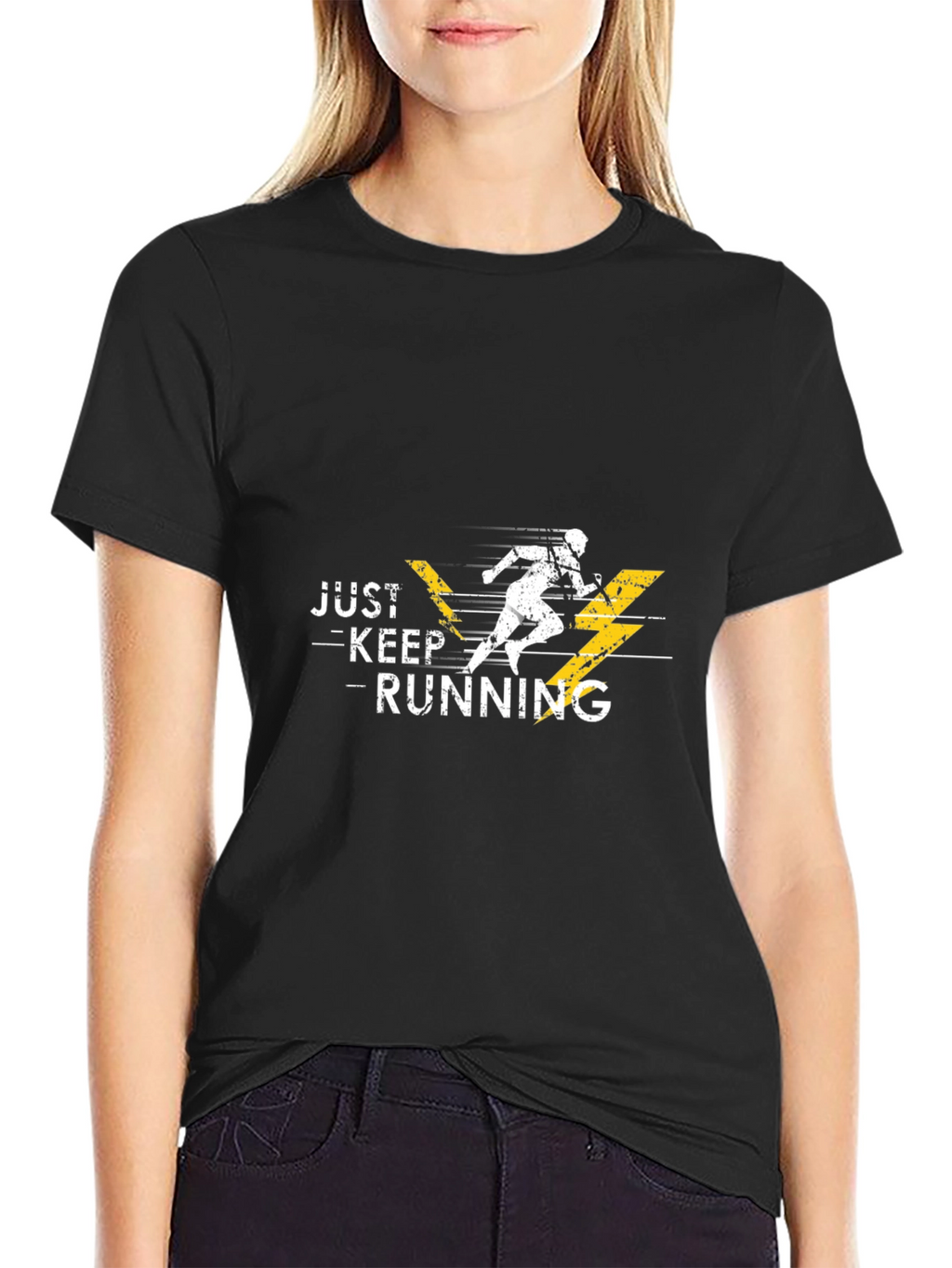 Just Keep Running Graphic Tee
