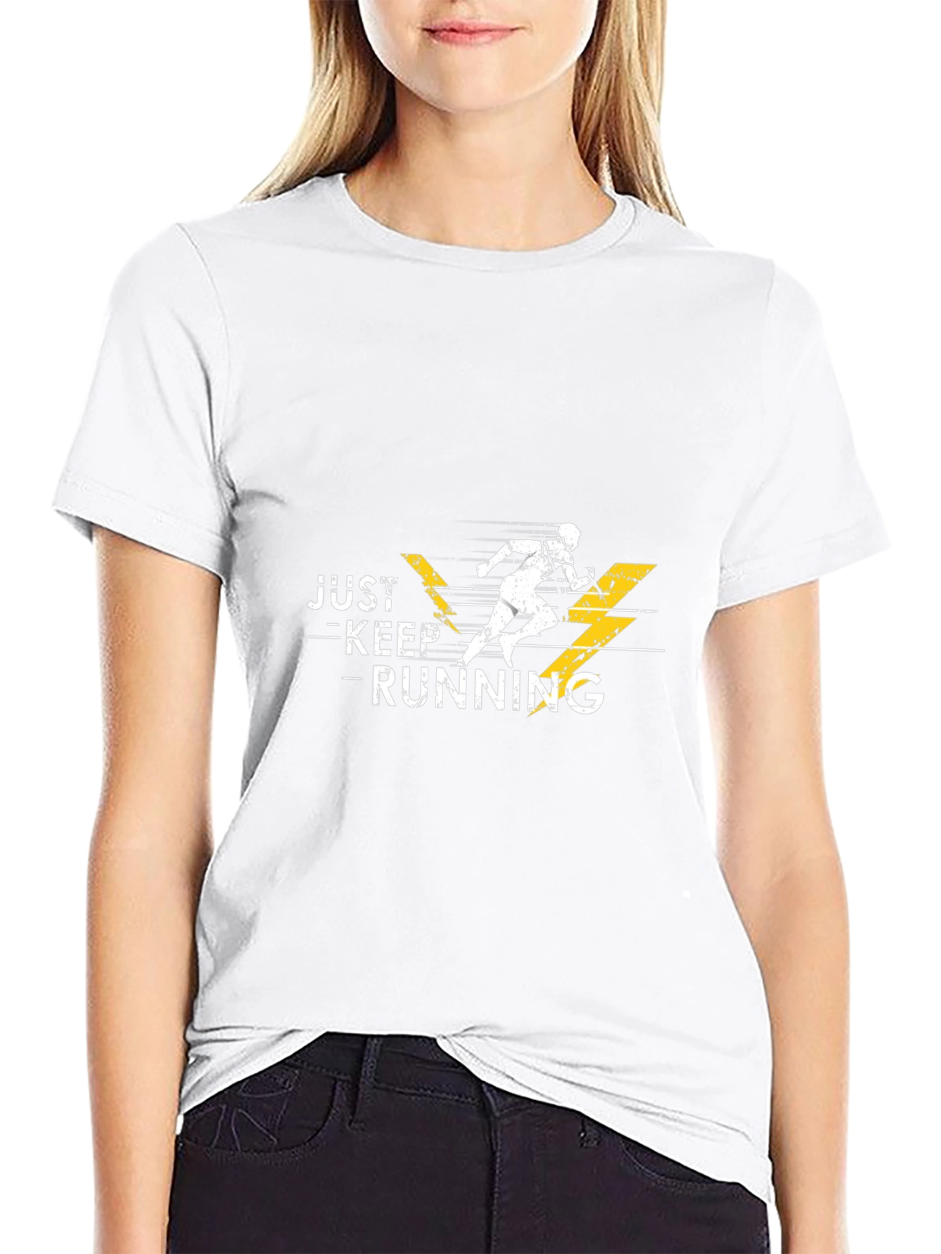 Just Keep Running Graphic Tee