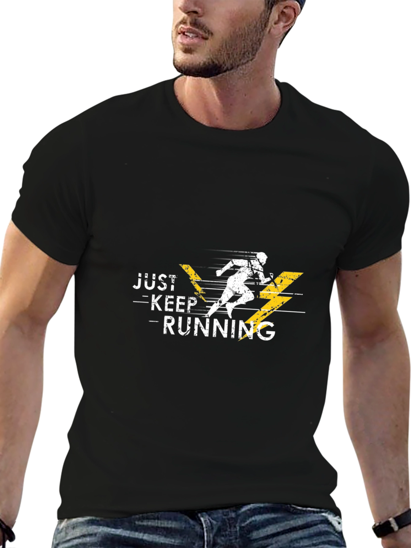 Just Keep Running Graphic Tee