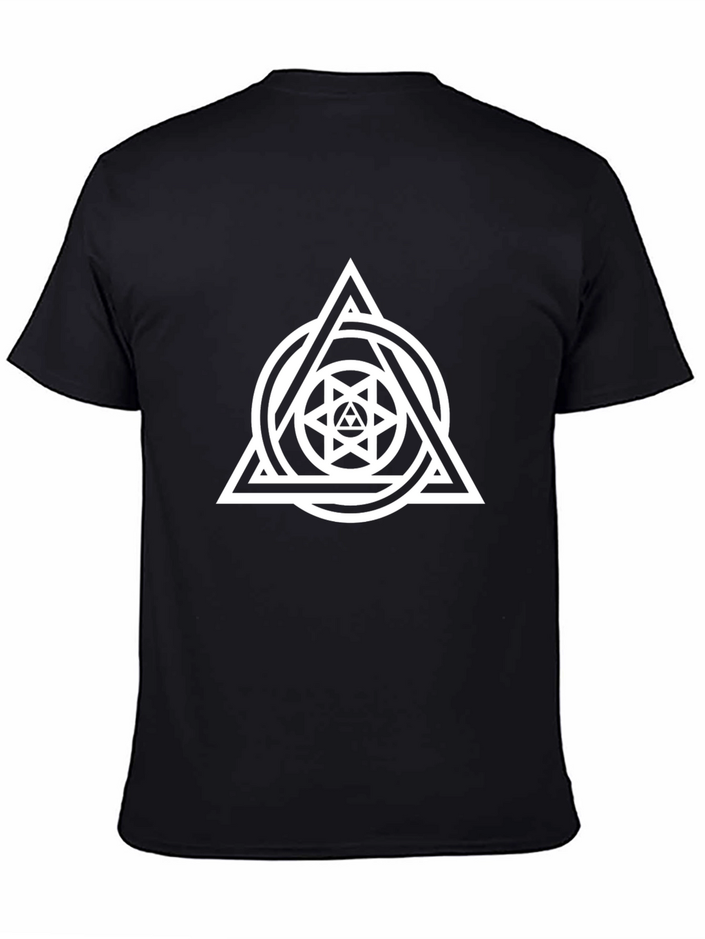 Geometric Triangle Circle Graphic Tee