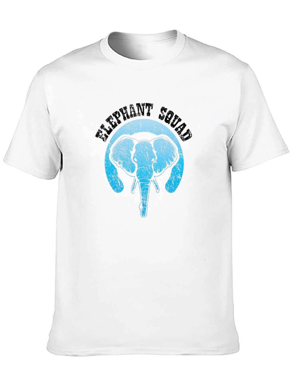Elephant Squad Black T-Shirt - Animal Graphic Tee