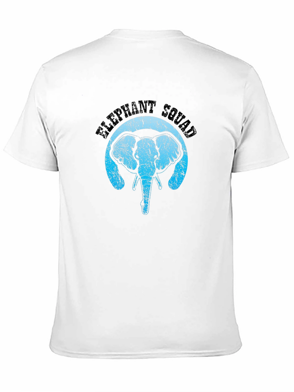 Elephant Squad Black T-Shirt - Animal Graphic Tee