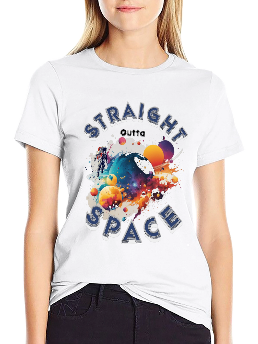 Straight Outta Space Graphic T-Shirt