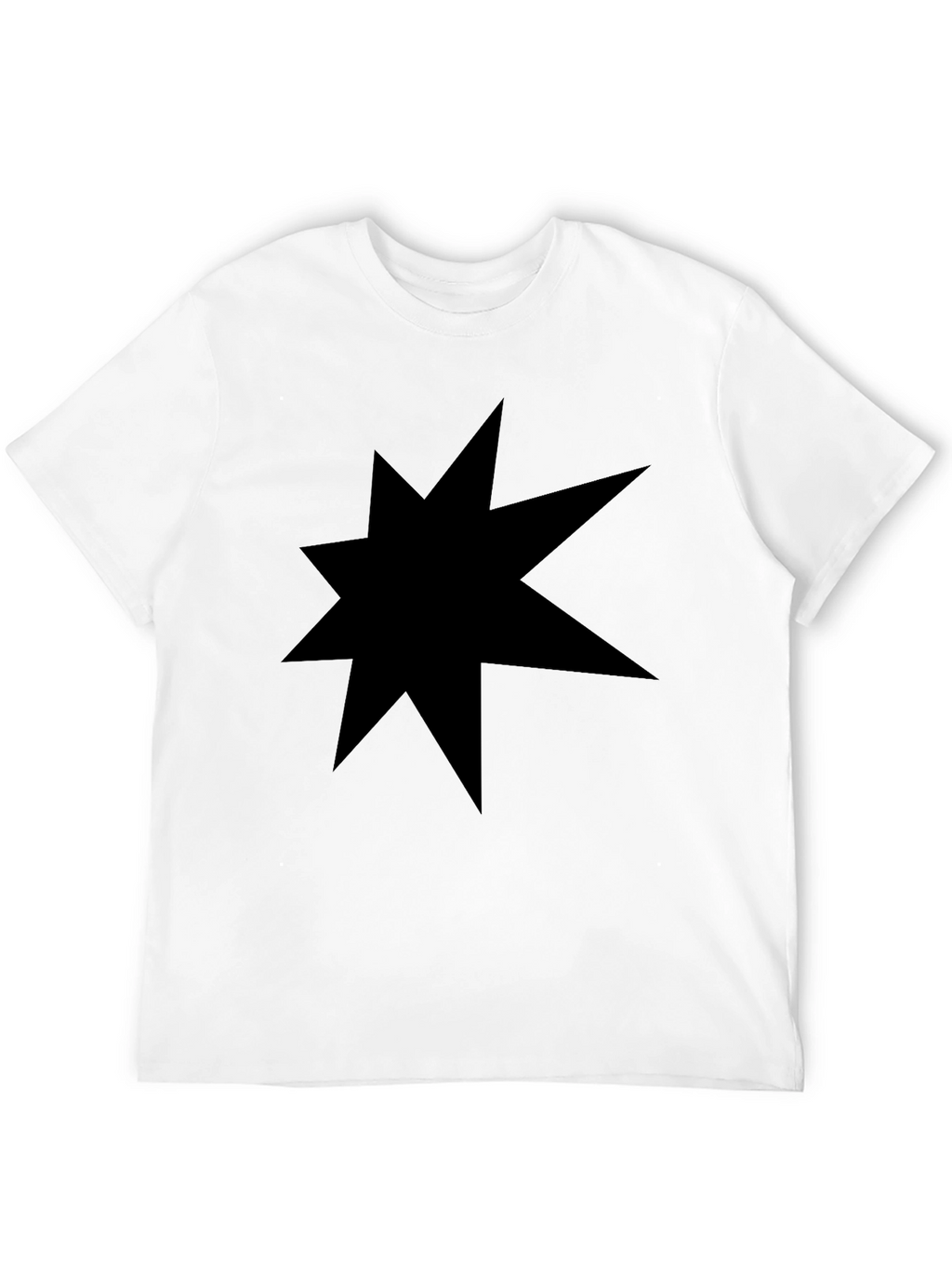 Black Star Graphic Tee - Modern Casual Comfort