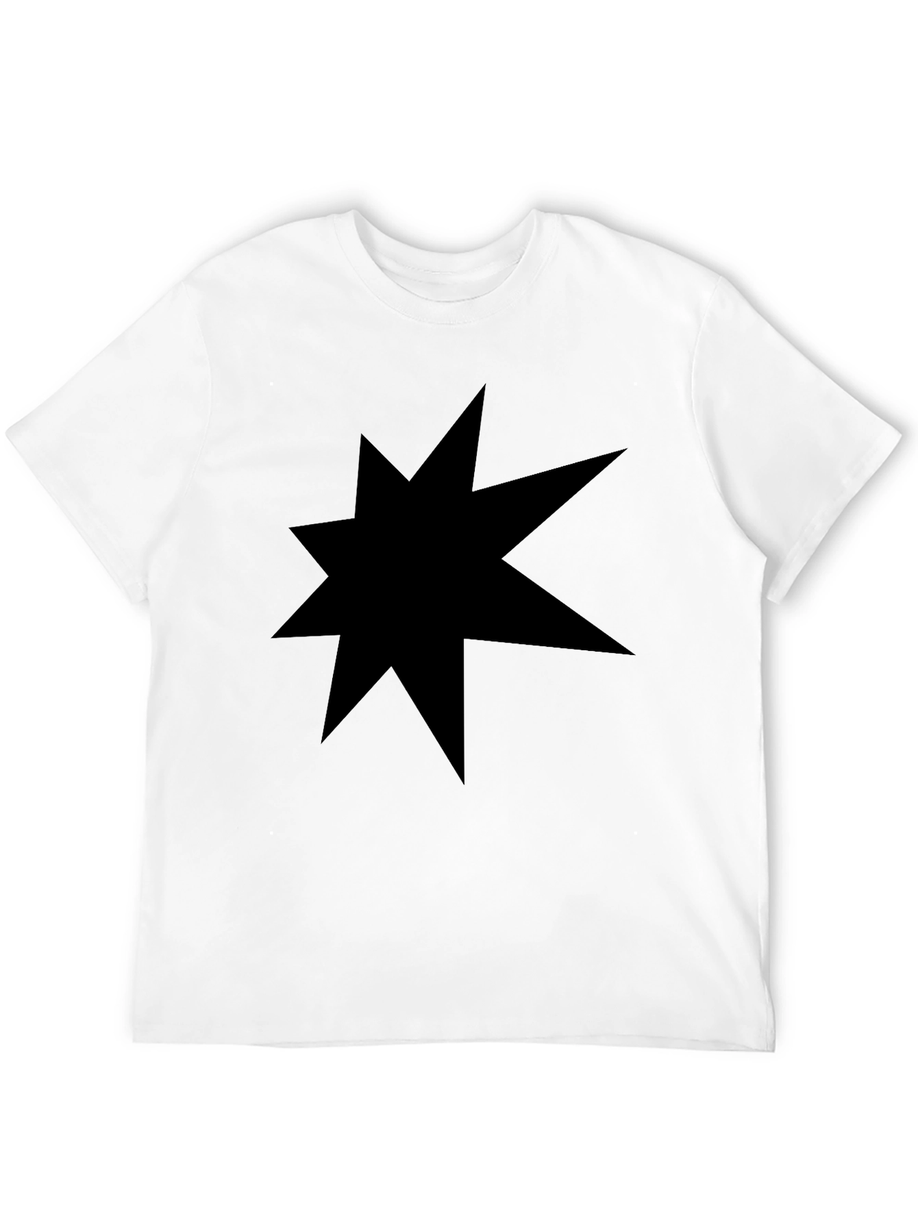 Black Star Graphic Tee - Modern Casual Comfort